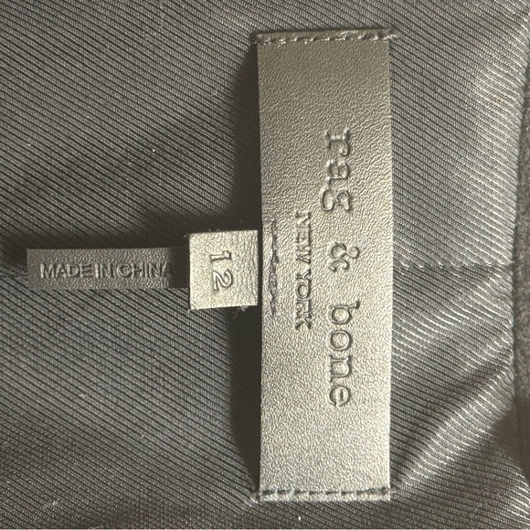 rag & bone Women's Tan Long Pea Coat - Picture 4 of 4